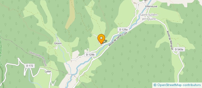 localisation de l'entreprise CHANTEQUINT  SAINT-JULIEN-EN-QUINT