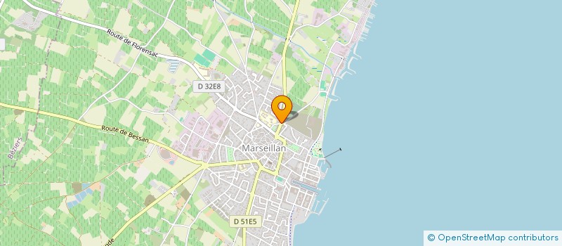 localisation de l'entreprise CHANTER COMSTARS à MARSEILLAN