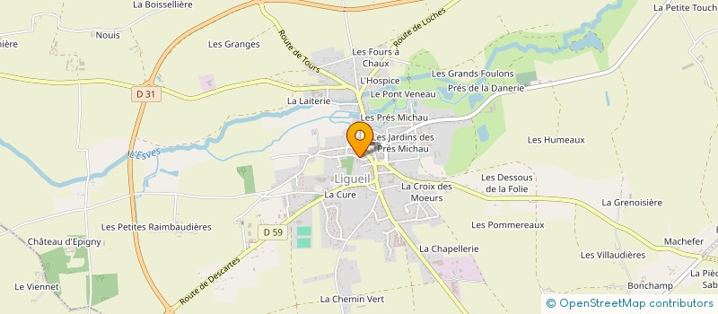 localisation de l'entreprise CHANTER EN COEUR  LIGUEIL