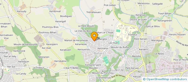 localisation de l'entreprise CHANTER EN CORPS à BOHARS