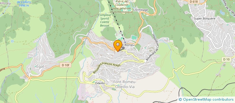 localisation de l'entreprise CHANTERAL à FONT-ROMEU-ODEILLO-VIA