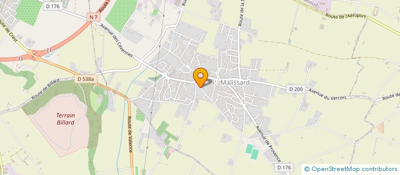 localisation de l'entreprise CHANTEREAU à MONTELIER