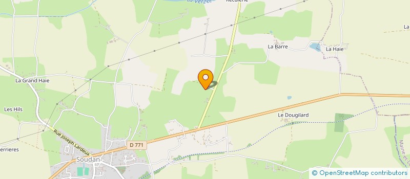 localisation de l'entreprise CHANTEREAU DAVID MACONNERIE à SOUDAN