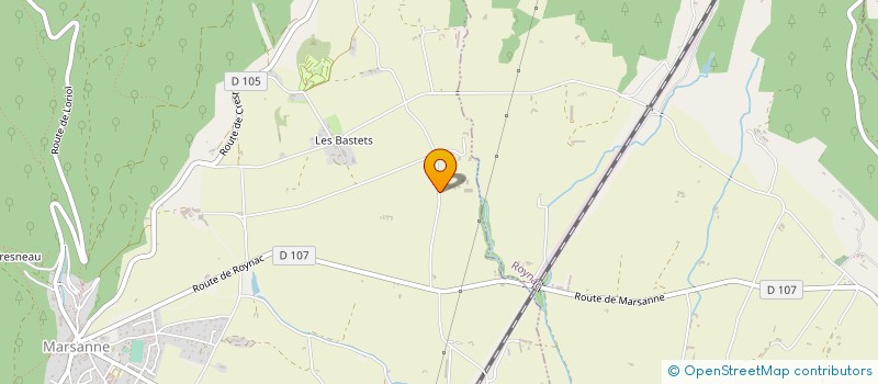 localisation de l'entreprise CHANTEREINE à MARSANNE