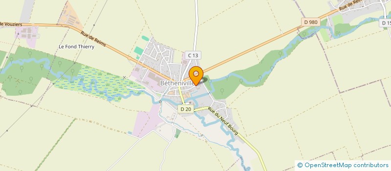 localisation de l'entreprise CHANTEREINE  DONTRIEN