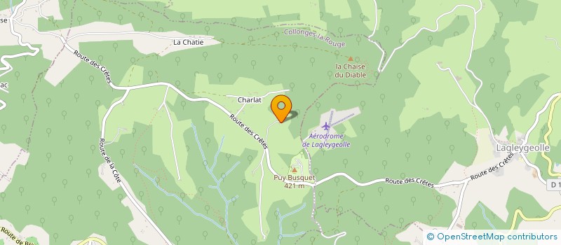 localisation de l'entreprise CHANTERIE SOLSTICE  COLLONGES-LA-ROUGE