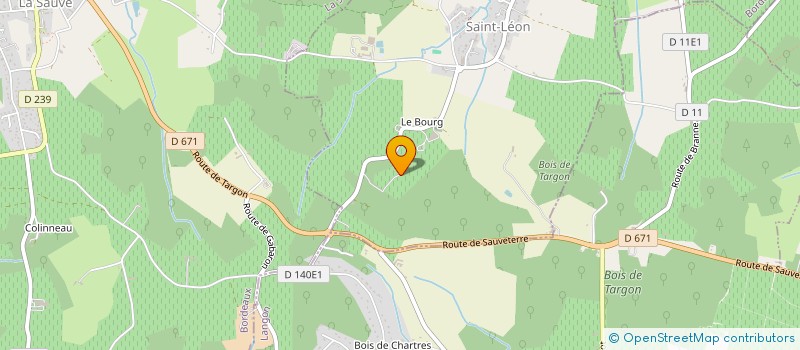 localisation de l'entreprise CHANTEROT  SAINT LEON