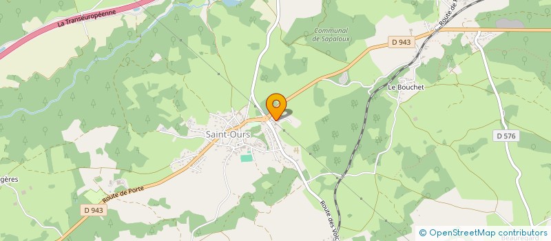 localisation de l'entreprise CHANTESSERRE  SAINT-OURS