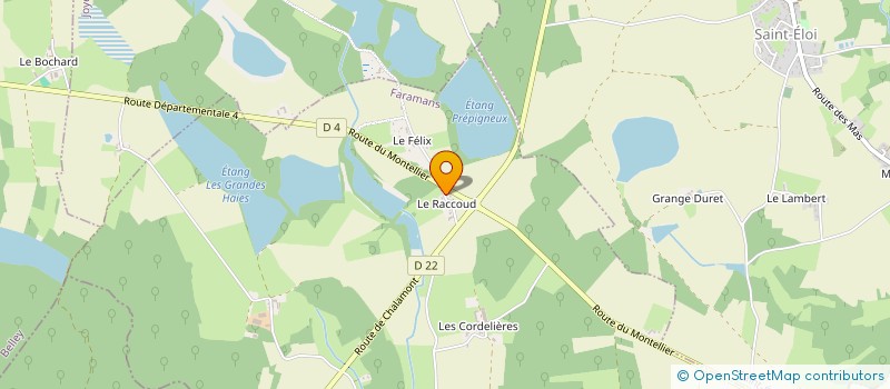 localisation de l'entreprise CHANTEUR BENJAMIN  FARAMANS