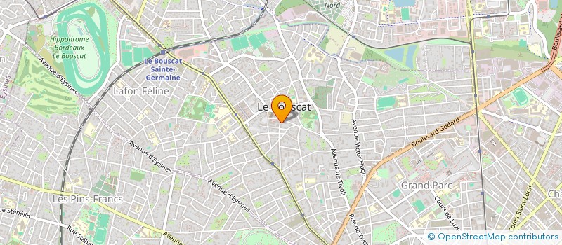 localisation de l'entreprise CHANTEUR-PETITJEAN  LE BOUSCAT