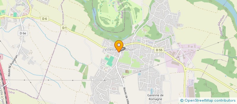 localisation de l'entreprise CHANTEVILL'  VILLETTE-D'ANTHON