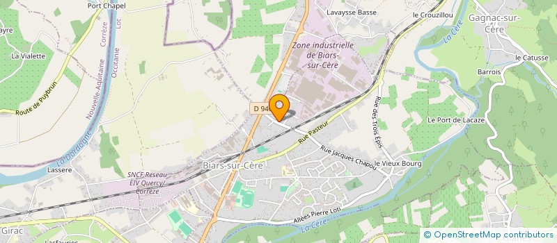 localisation de l'entreprise CHANTEZ  BRETENOUX