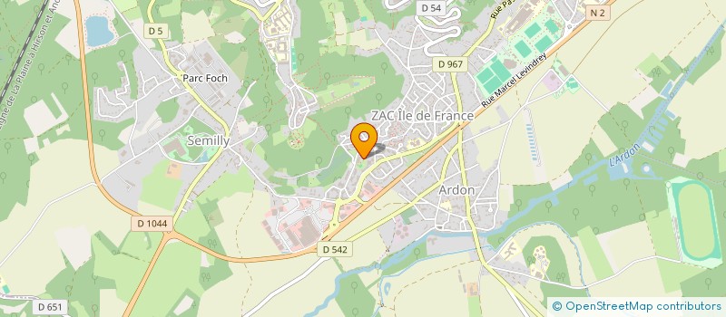 localisation de l'entreprise CHANTEZ PARKER à LAON