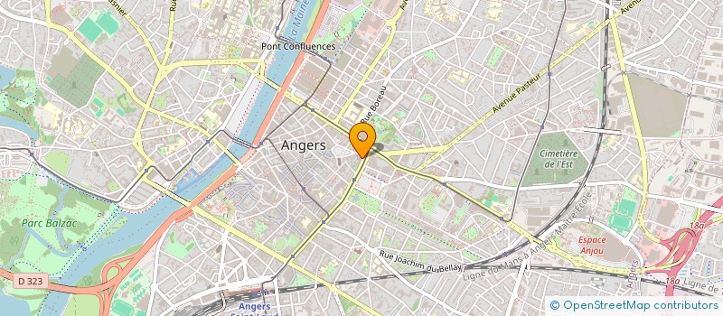 localisation de l'entreprise CHANTHALANGSY DE BARY à ANGERS