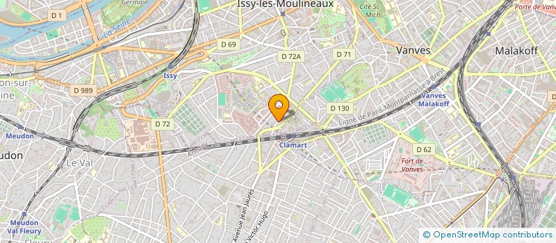 localisation de l'entreprise CHANTICO MF à ISSY-LES-MOULINEAUX
