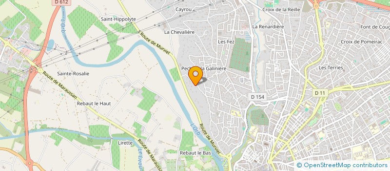 localisation de l'entreprise CHANTIER 34 à BEZIERS