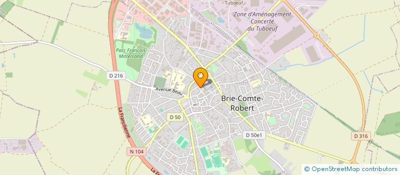 localisation de l'entreprise CHANTIER BOXE, ATELIER DES COEURS  BRIE-COMTE-ROBERT