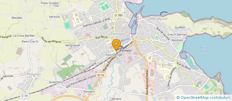 localisation de l'entreprise CHANTIER CONRATH  PAIMPOL