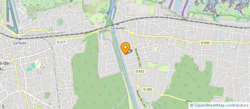 localisation de l'entreprise CHANTIER NAVAL ARCACHON  GUJAN-MESTRAS