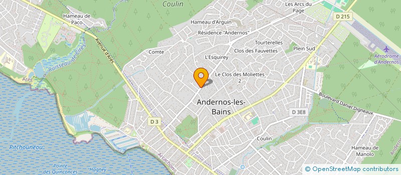 localisation de l'entreprise CHANTIER NAVAL BARDE  ANDERNOS-LES-BAINS