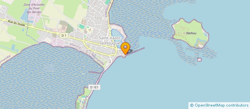 localisation de l'entreprise CHANTIER NAVAL BERNARD  SAINT-VAAST-LA-HOUGUE