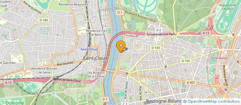 localisation de l'entreprise CHANTIER NAVAL DE LA SEINE (CNS) à BOULOGNE BILLANCOURT