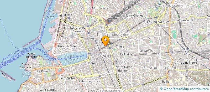 localisation de l'entreprise CHANTIER NAVAL DE ROVERE ET COMPAGNIE à MARSEILLE 1