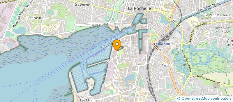 localisation de l'entreprise CHANTIER NAVAL DES MINIMES à LA ROCHELLE