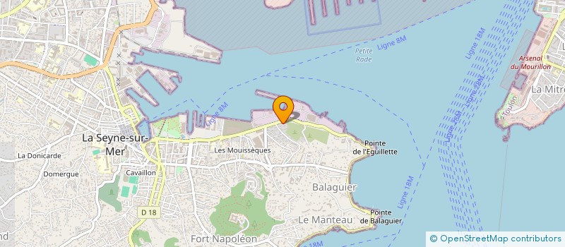 localisation de l'entreprise CHANTIER NAVAL DETTORI à LA SEYNE-SUR-MER