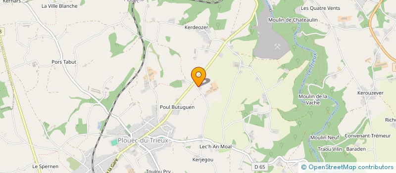 localisation de l'entreprise CHANTIER NAVAL DU JAUDY  PLOUEC-DU-TRIEUX