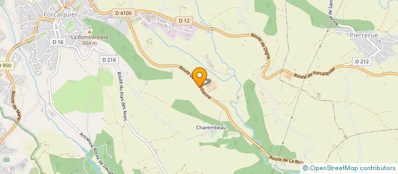 localisation de l'entreprise CHANTIER PLUS 04 à FORCALQUIER
