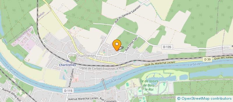 localisation de l'entreprise CHANTIER SEREIN  CHARTRETTES