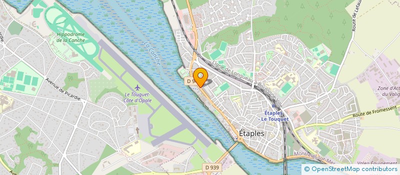localisation de l'entreprise CHANTIERS CALOIN à ETAPLES