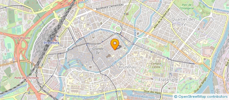 localisation de l'entreprise CHANTIERS D ETUDES MEDIEVALES à STRASBOURG