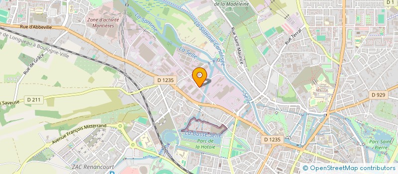 localisation de l'entreprise CHANTIERS DEFER-DUBOIS à AMIENS