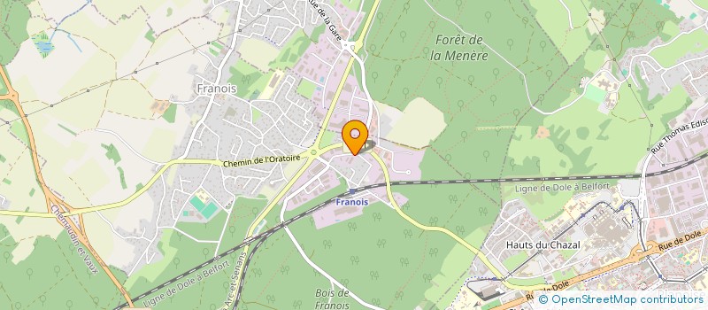 localisation de l'entreprise CHANTIERS DEP POUR L'EMPLOIS D'INSERTION à FRANOIS