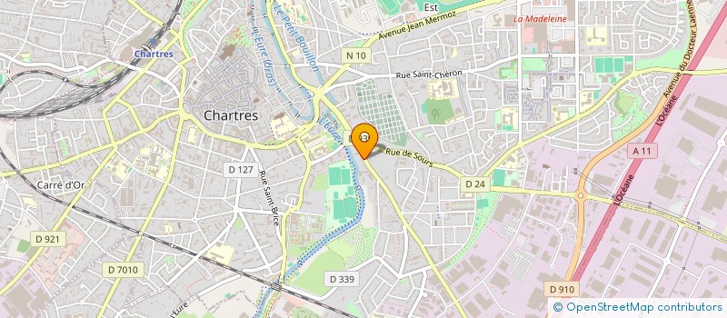 localisation de l'entreprise CHANTIERS HEURGUIER FORTIN à CHARTRES