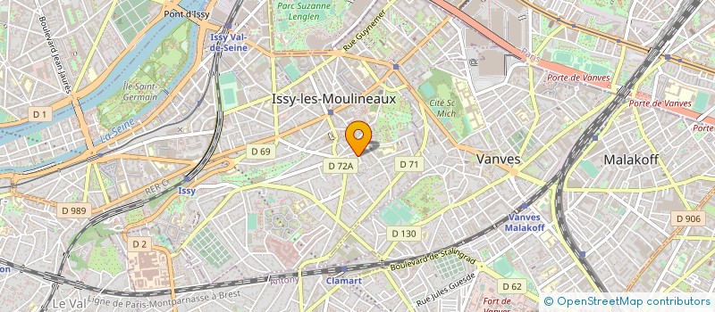 localisation de l'entreprise CHANTIERS MARC SA à ISSY-LES-MOULINEAUX