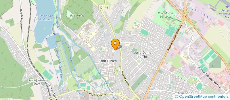 localisation de l'entreprise CHANTIERS MAT'ENVIRONMENT  BEAUVAIS