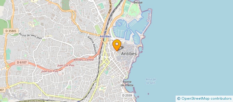 localisation de l'entreprise CHANTIERS NAVALS DU PORT VAUBAN à ANTIBES