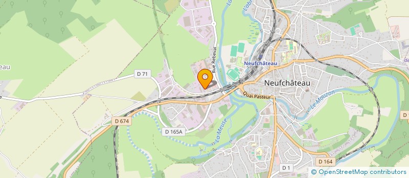 localisation de l'entreprise CHANTIERS SERVICES à NEUFCHATEAU