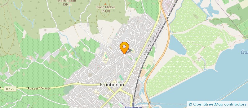 localisation de l'entreprise CHANTILLY à FRONTIGNAN