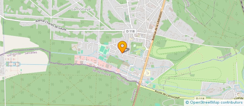 localisation de l'entreprise CHANTILLY ARROSAGE  PRECY-SUR-OISE