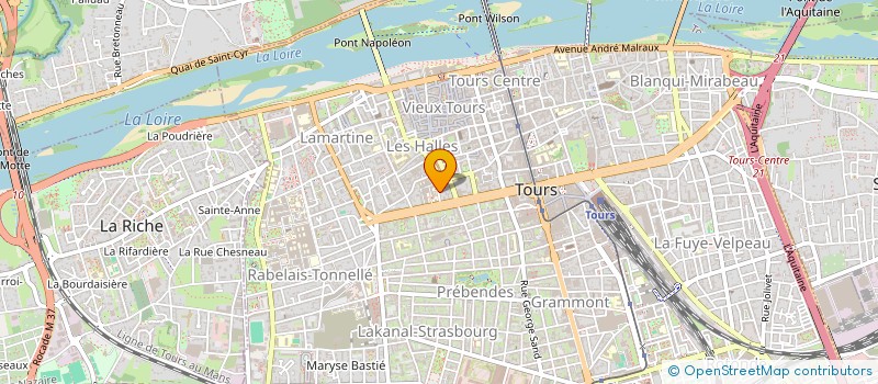 localisation de l'entreprise CHANTIN  TOURS
