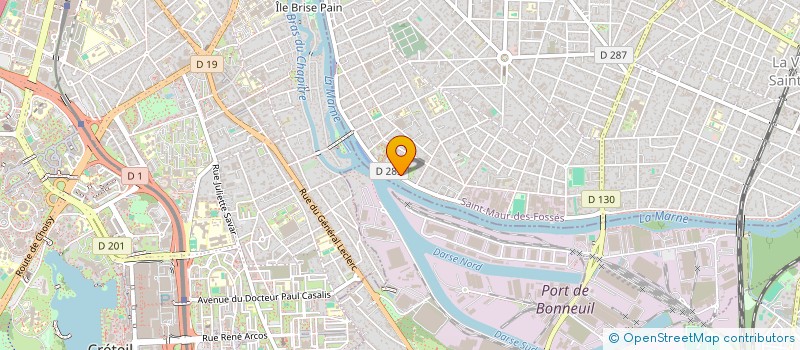 localisation de l'entreprise CHANTIN-DUPUY à SAINT-MAUR-DES-FOSSES