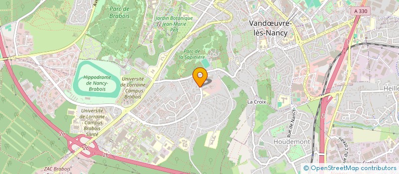 localisation de l'entreprise CHANTISA  VANDUVRE-LES-NANCY