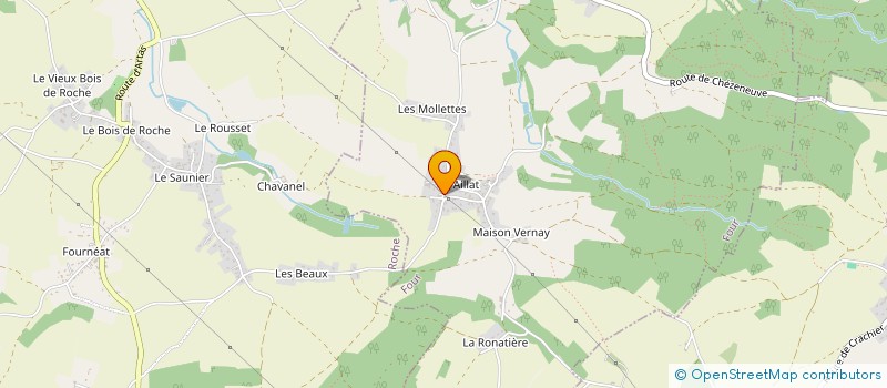 localisation de l'entreprise CHANTITET à FOUR