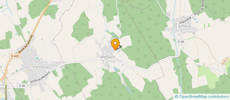 localisation de l'entreprise CHANTOISEAUX  MEMENIL