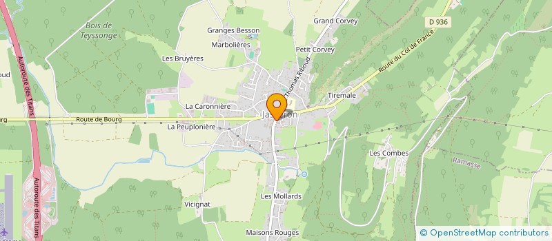 localisation de l'entreprise CHANTONS EN REVERMONT à JASSERON