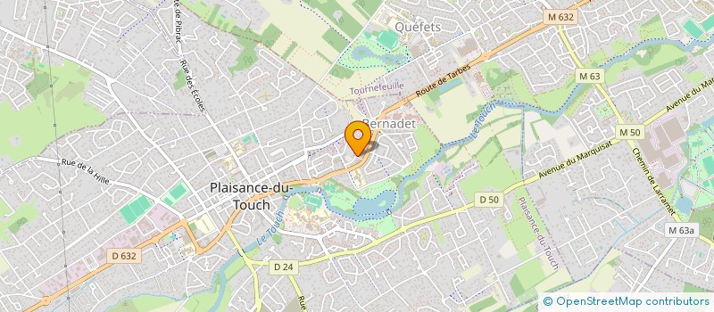 localisation de l'entreprise CHANTOU à PLAISANCE-DU-TOUCH